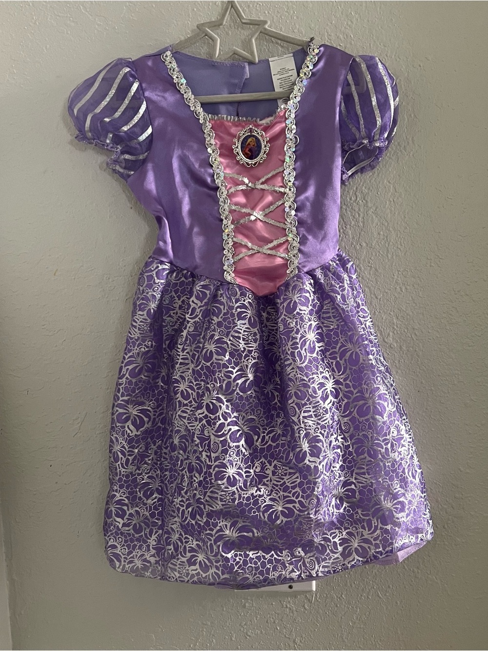 Disney Girls Purple & Pink Princess Dress-Up Costume for Kids Sz 4-6 years